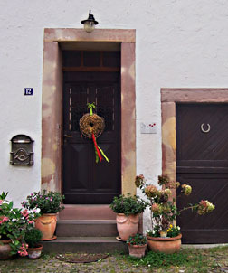 Haus Wildblume, Eingang